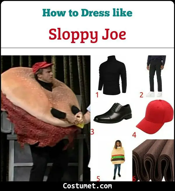 Sloppy Joe Costume for Cosplay & Halloween