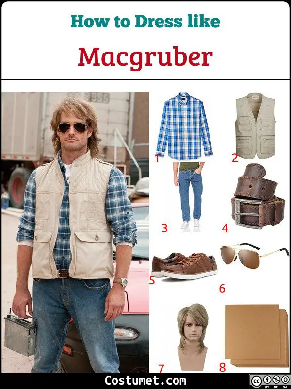 Macgruber Costume for Cosplay & Halloween