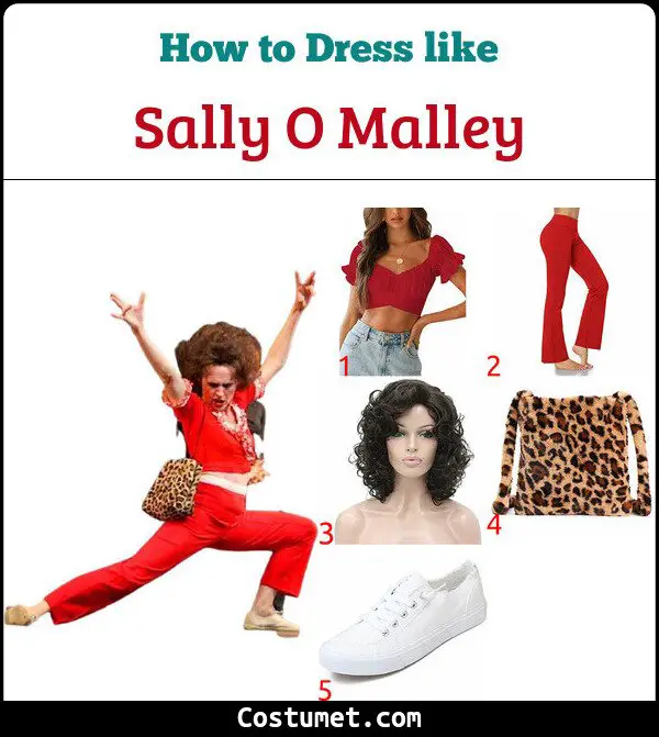 Sally O Malley Costume for Cosplay & Halloween