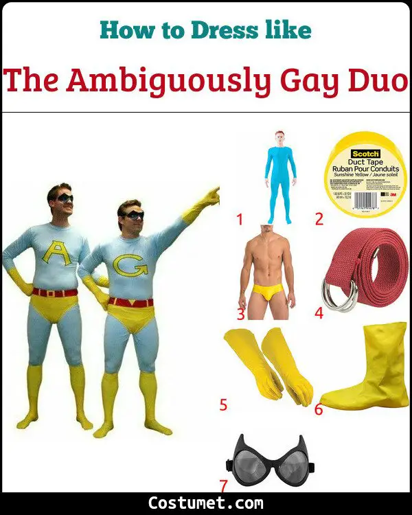 The Ambiguously Gay Duo Costume for Cosplay & Halloween