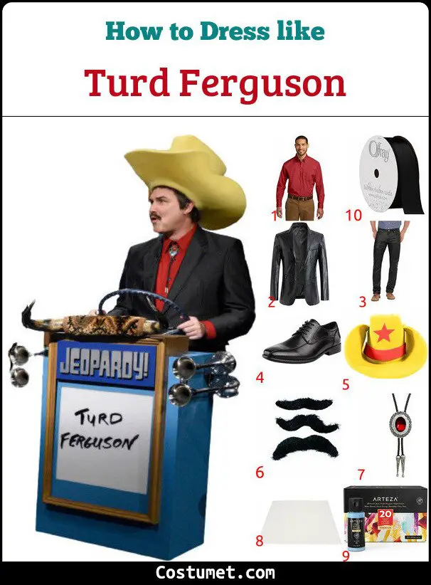 Turd Ferguson Costume for Cosplay & Halloween