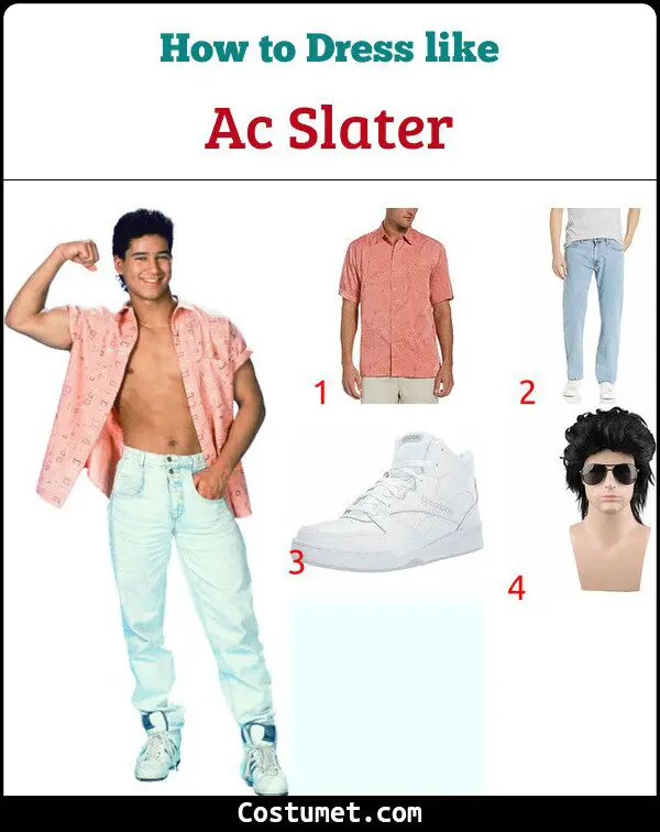 Ac Slater Costume for Cosplay & Halloween