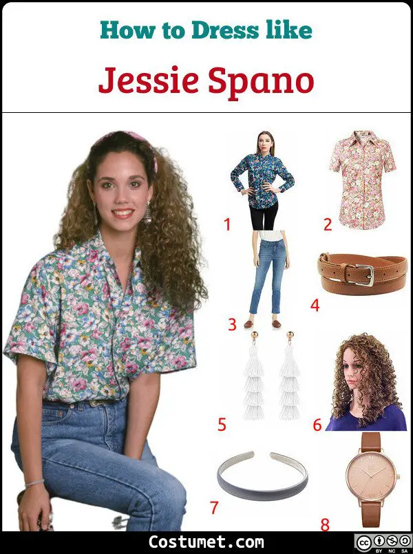 Jessie Spano Costume for Cosplay & Halloween