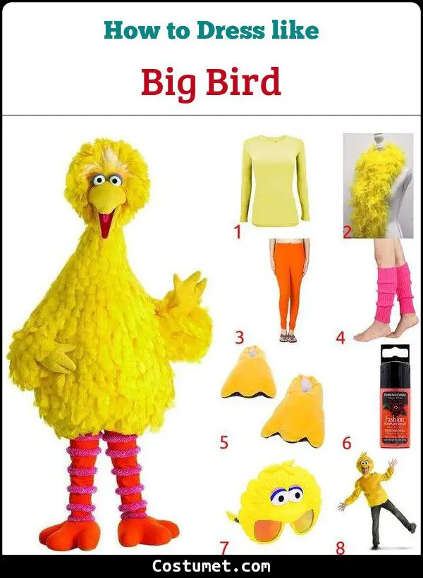 Big Bird Costume for Cosplay & Halloween