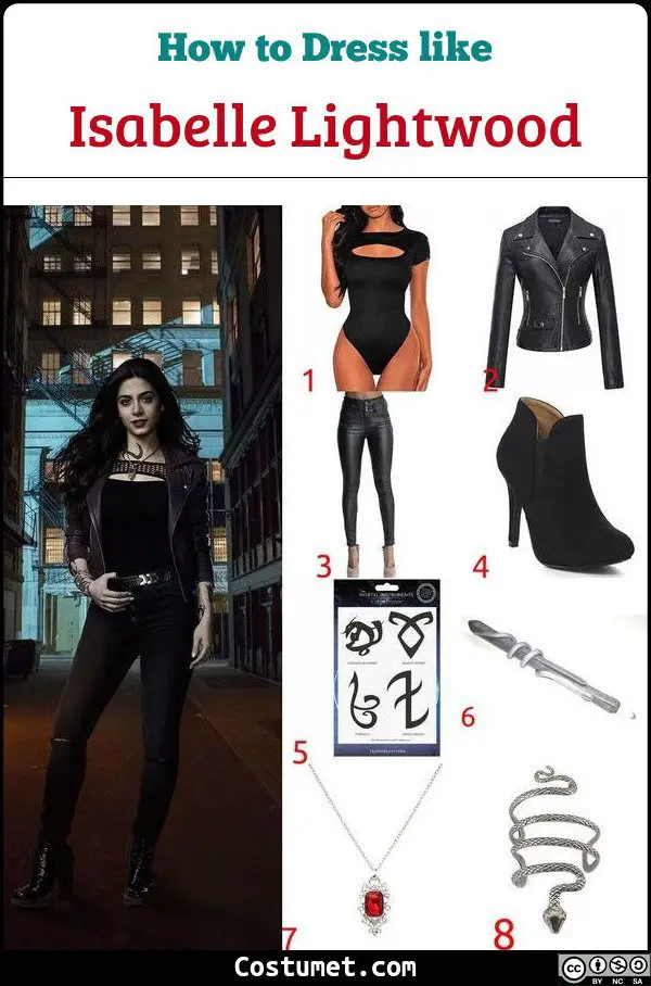 Isabelle Shadowhunters Costume for Cosplay & Halloween