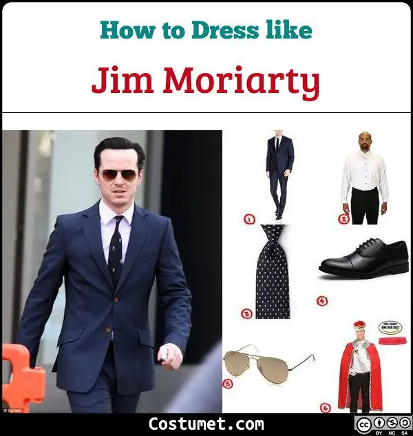 Jim Moriarty Costume for Cosplay & Halloween