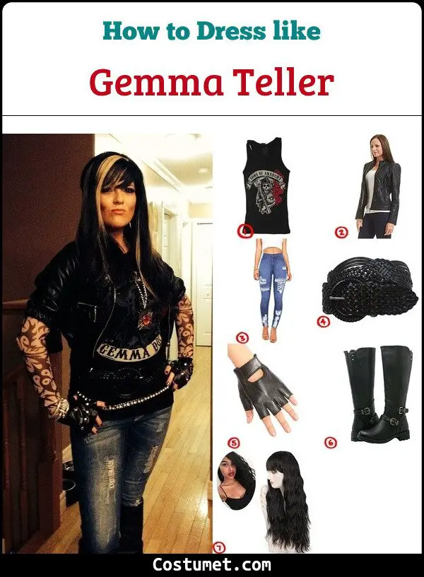 Gemma Teller Costume for Cosplay & Halloween