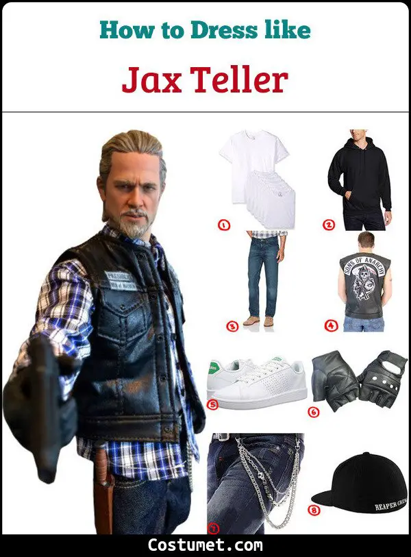 Jax Teller Costume for Cosplay & Halloween