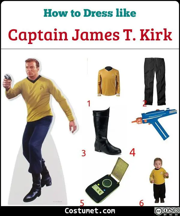 Captain Kirk Costume for Cosplay & Halloween