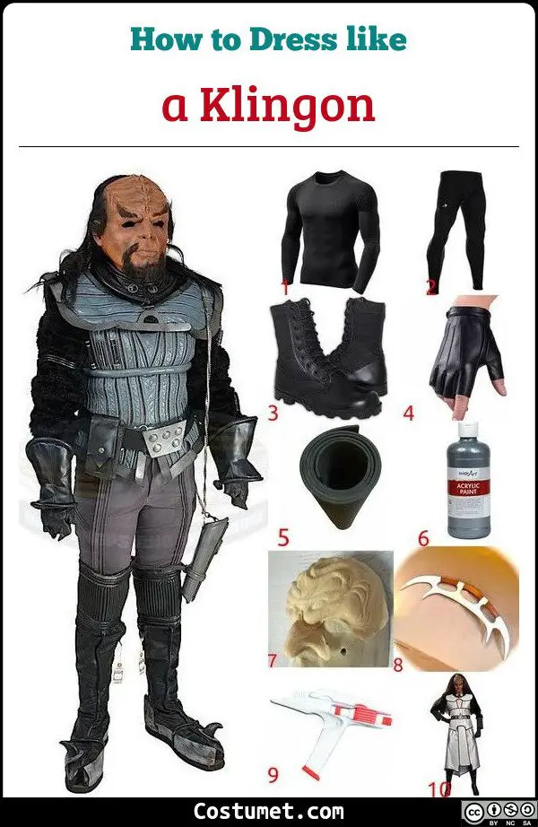 Klingon Costume for Cosplay & Halloween