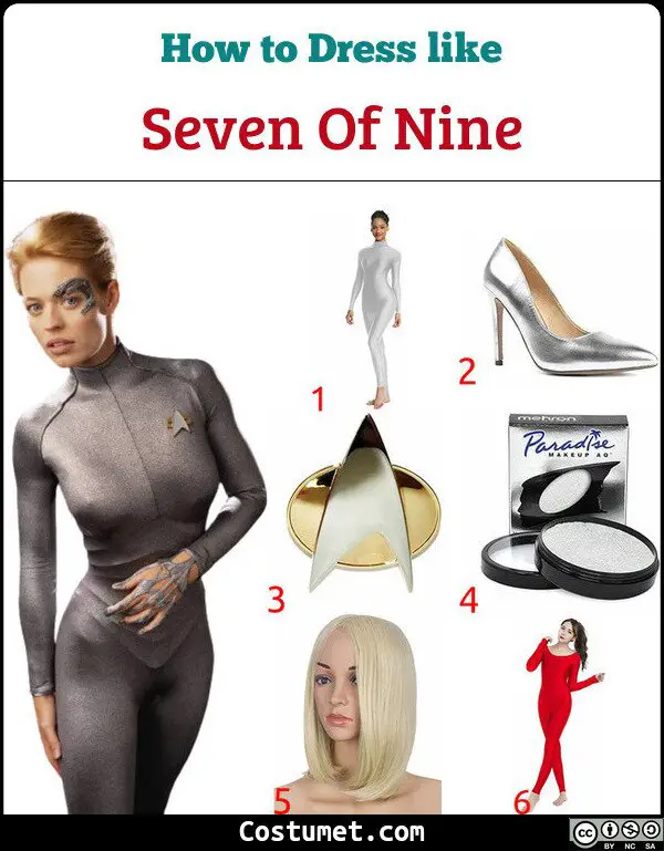 Seven Of Nine Costume for Cosplay & Halloween