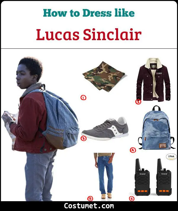 Lucas Sinclair Costume for Cosplay & Halloween