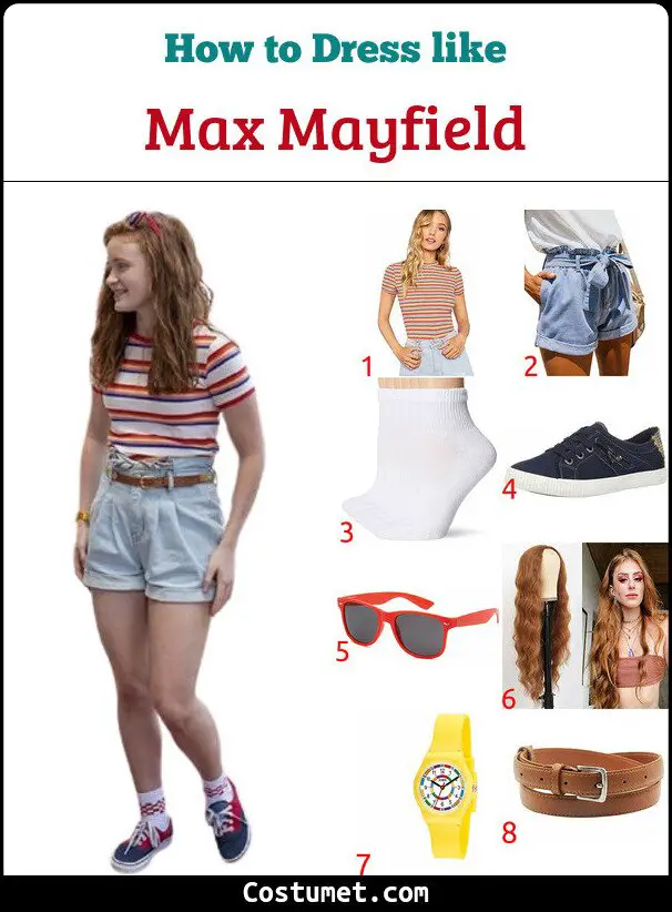 Max Mayfield Costume for Cosplay & Halloween