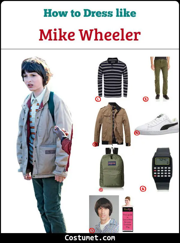 Mike Wheeler Costume for Cosplay & Halloween