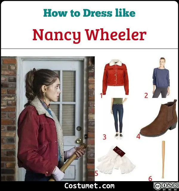 Nancy Wheeler Costume for Cosplay & Halloween. 