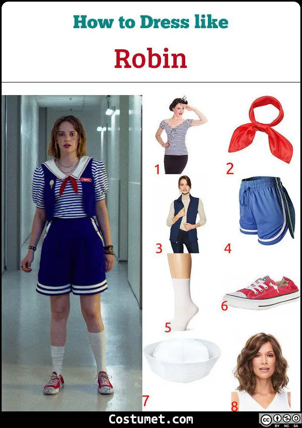 Robin Scoops Ahoy Costume for Cosplay & Halloween