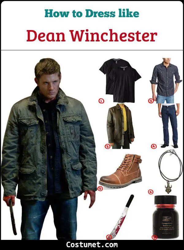 Dean Winchester Costume for Cosplay & Halloween