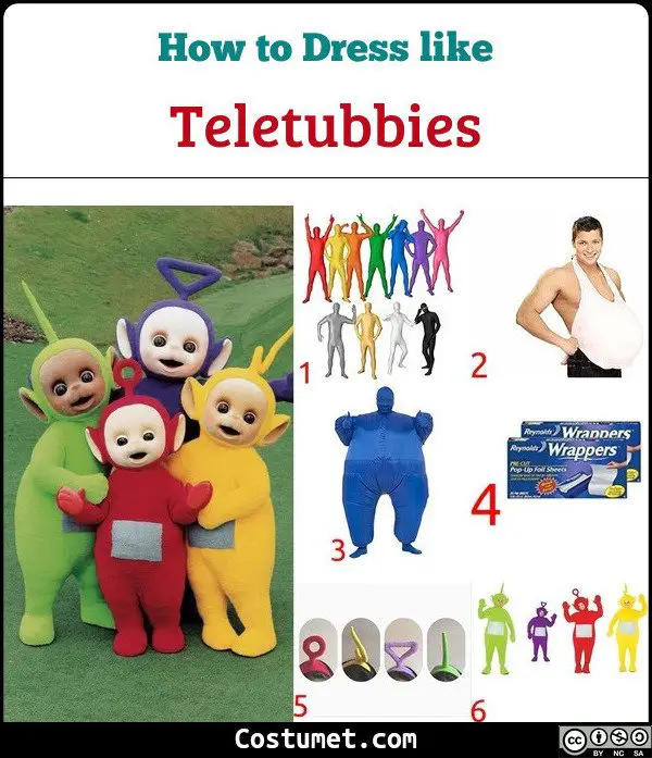 Teletubbies Costume for Cosplay & Halloween