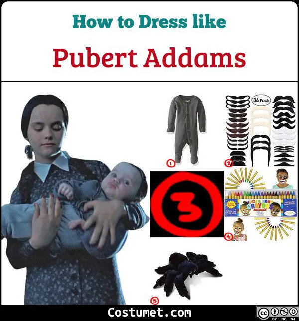 Pubert Addams Costume for Cosplay & Halloween