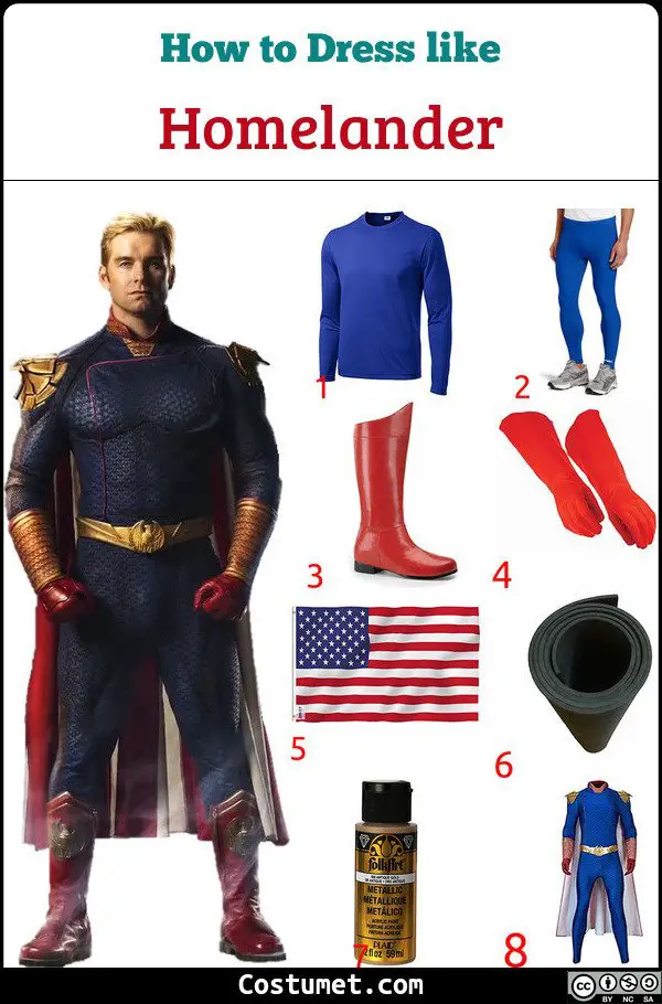 Homelander Costume for Cosplay & Halloween