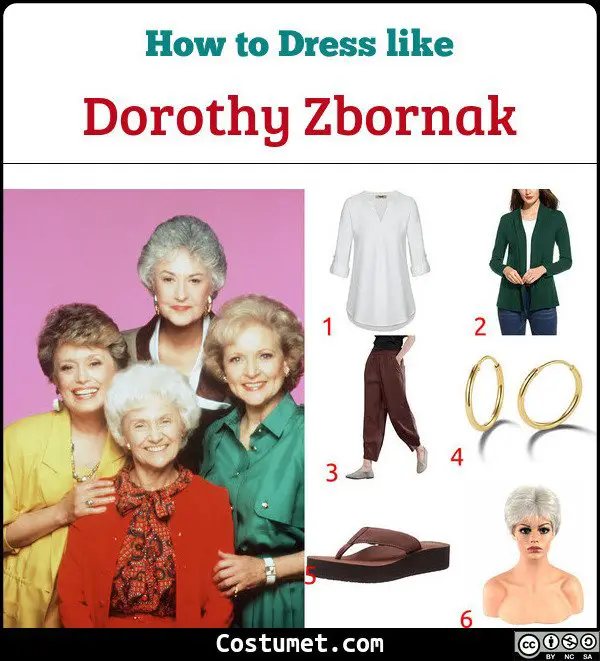 Dorothy Zbornak The Golden Girls Costume for Cosplay & Halloween