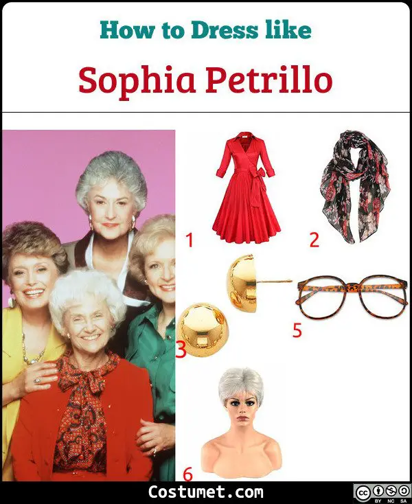 Sophia Petrillo The Golden Girls Costume for Cosplay & Halloween