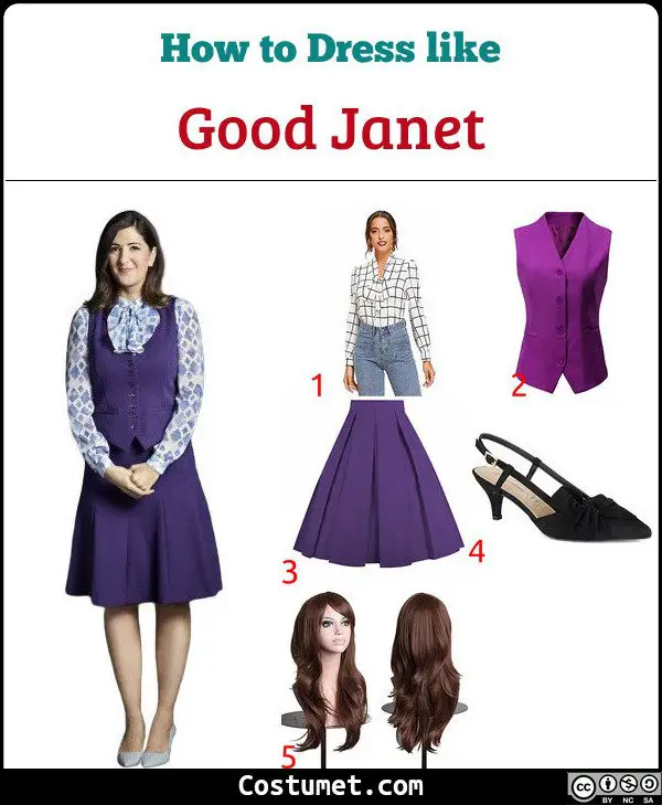 Good Janet Costume for Cosplay & Halloween