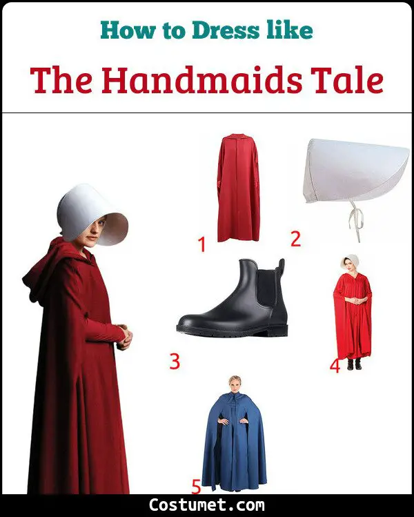 The Handmaids Tale Costume for Cosplay & Halloween