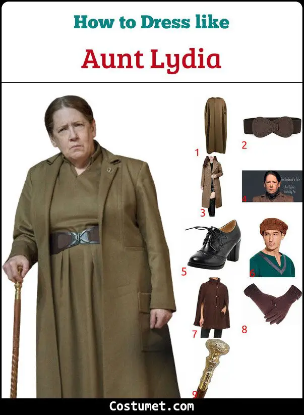 Aunt Lydia Costume for Cosplay & Halloween
