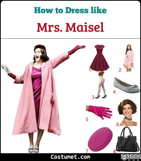 The Marvelous Mrs Maisel Costume for Cosplay & Halloween