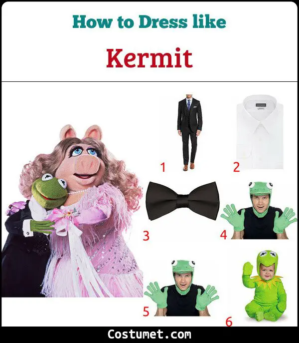 Kermit Costume for Cosplay & Halloween