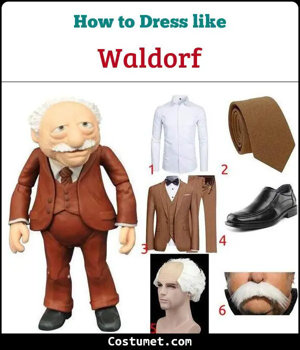 Waldorf Costume for Cosplay & Halloween