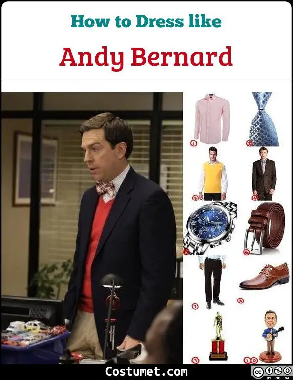 Andy Bernard Costume for Cosplay & Halloween