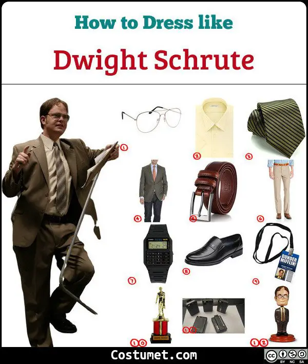 Dwight Schrute Costume for Cosplay & Halloween