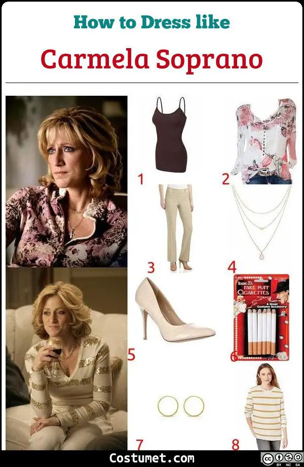 Carmela Soprano Costume for Cosplay & Halloween