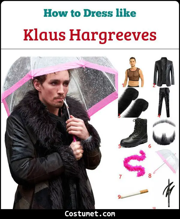 Klaus Hargreeves Costume for Cosplay & Halloween