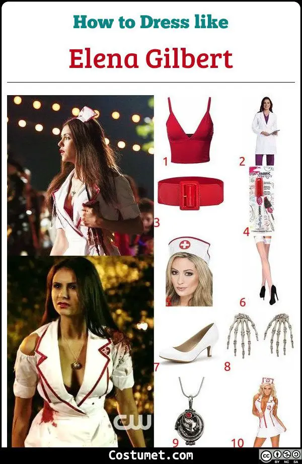 Elena Gilbert Costume for Cosplay & Halloween