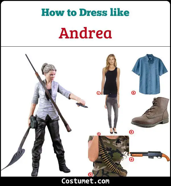 Andrea Costume for Cosplay & Halloween