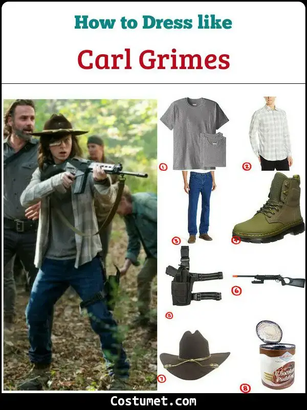 Carl Grimes (The Walking Dead) Costume for Cosplay & Halloween 2023
