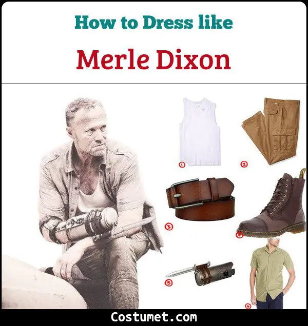 Merle Dixon Costume for Cosplay & Halloween