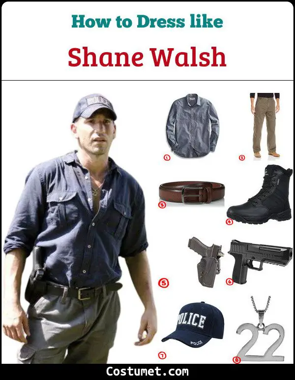 Shane Walsh Costume for Cosplay & Halloween