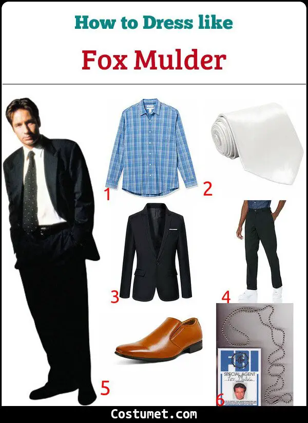 Fox Mulder Costume for Cosplay & Halloween