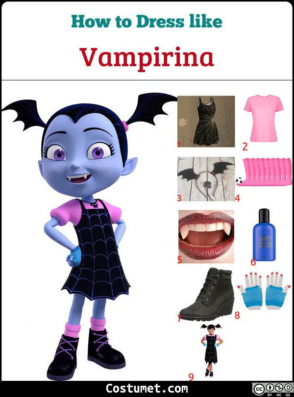 Vampirina Costume for Cosplay & Halloween