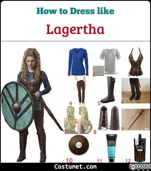 Lagertha Costume for Cosplay & Halloween