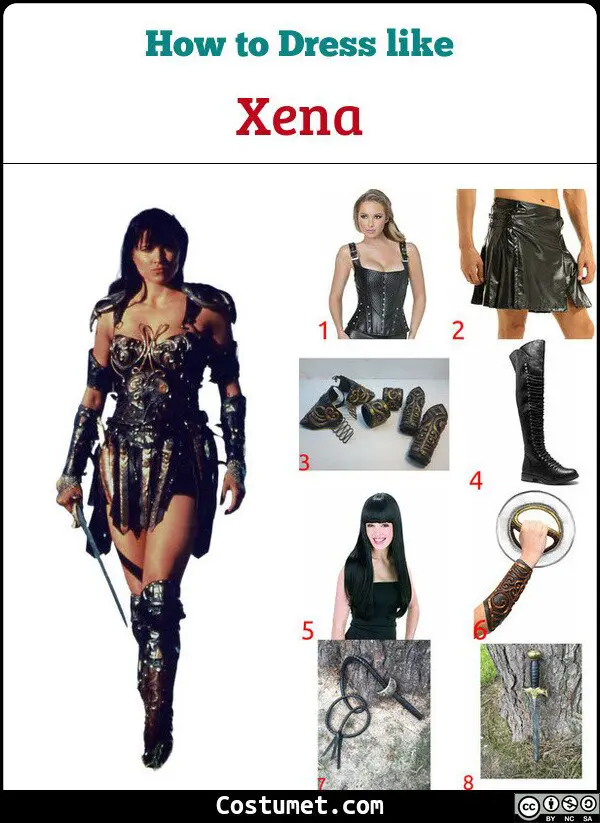 Xena Costume for Cosplay & Halloween