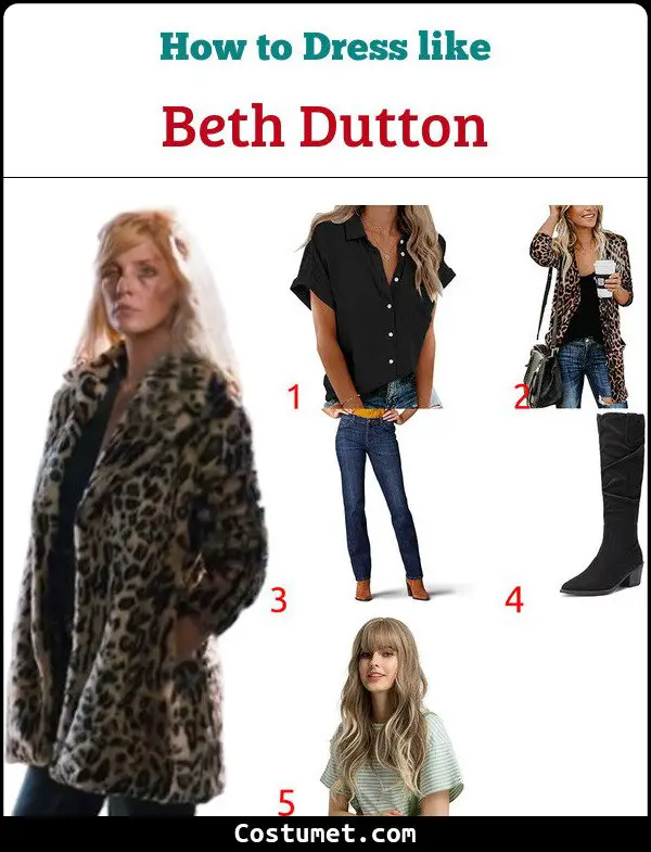 Beth Dutton Costume for Cosplay & Halloween