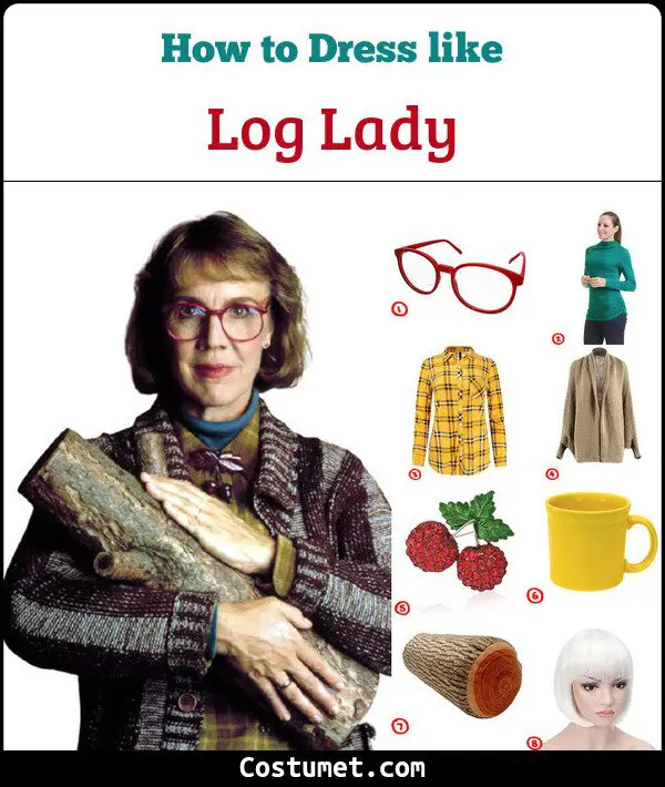 Log Lady Costume for Cosplay & Halloween