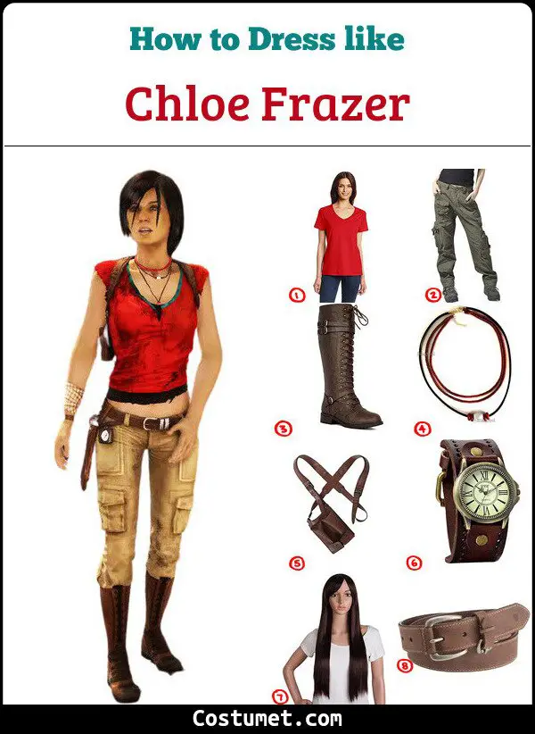 Chloe Frazer Costume for Cosplay & Halloween