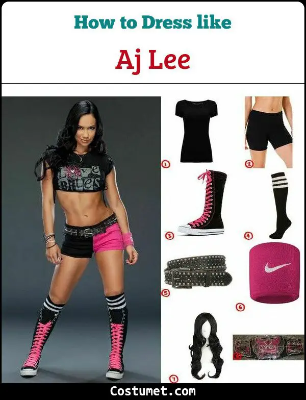 AJ Lee Costume for Cosplay & Halloween 2023