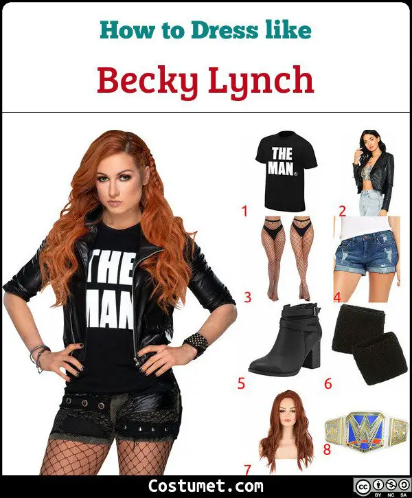 Becky Lynch Costume for Cosplay & Halloween